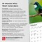 Hummingbirds | 2026 7 x 14 Inch (Hanging) Monthly Mini Wall Calendar